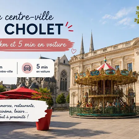Passerelle Cosy Proche Gare Appartement Cholet